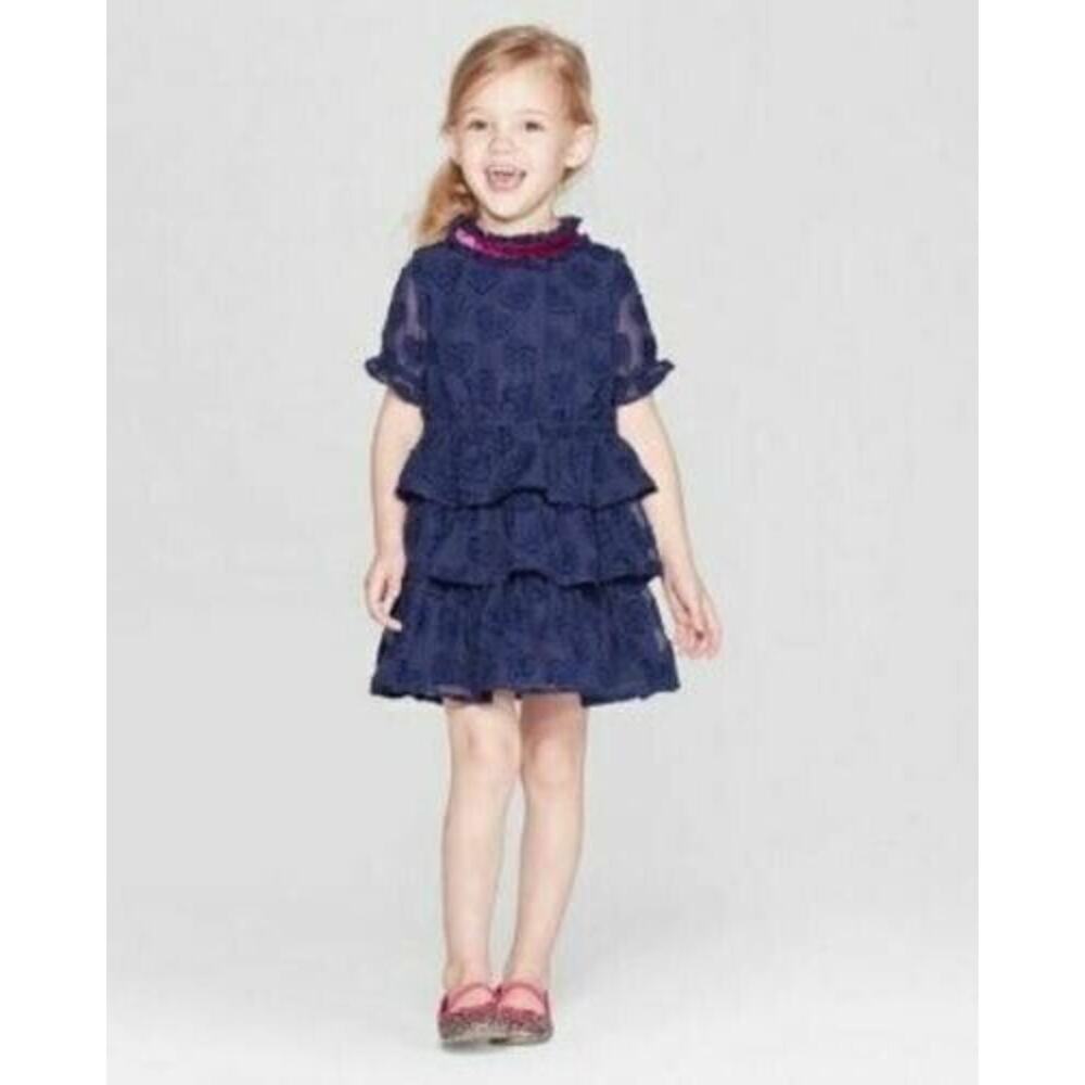 OshKosh Toddler Girls' A-Line Dress - Genuine Kids® Nightfall Blue 12M‎ MSRP $22